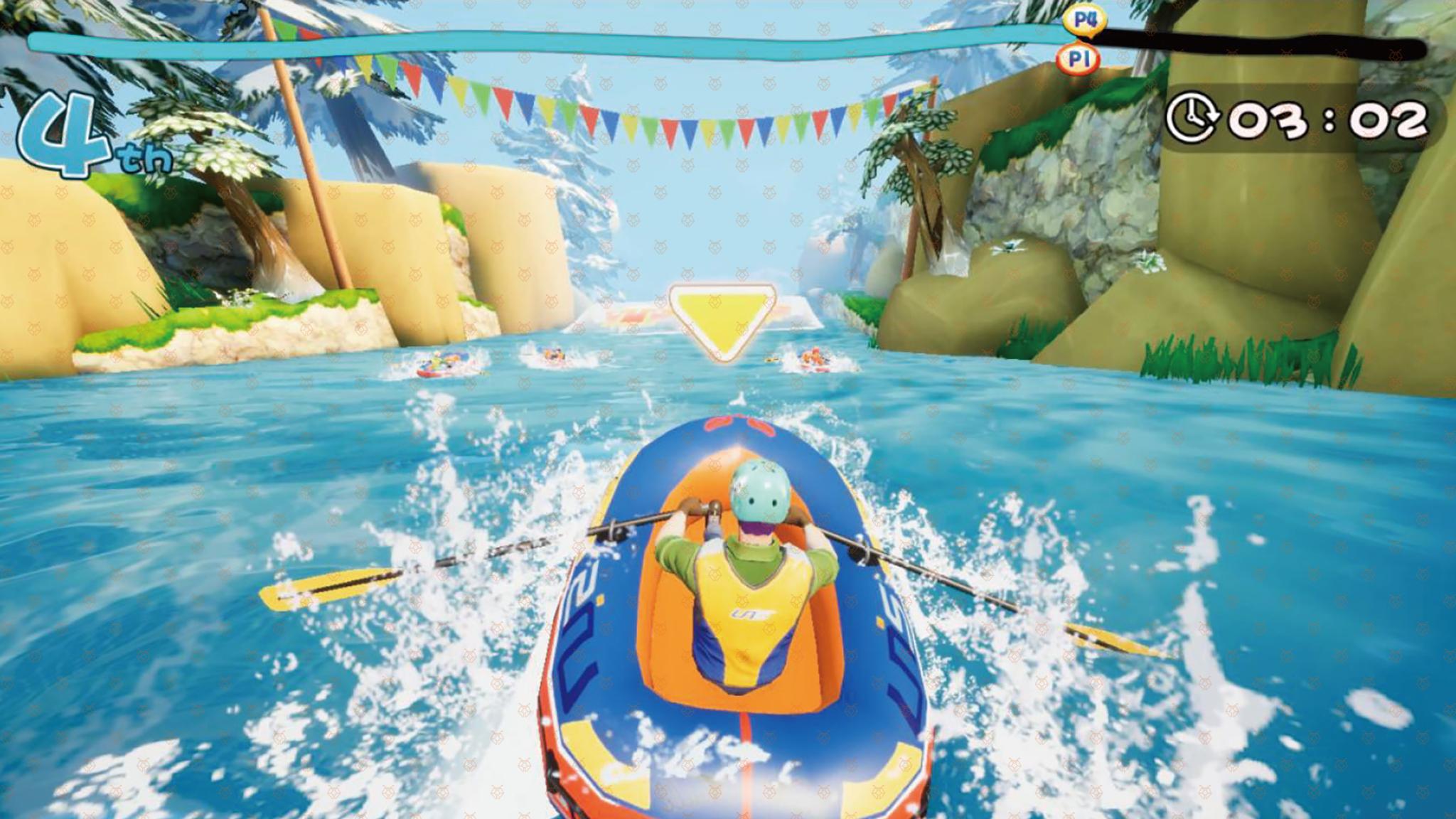 玩法说明 1、玩家与3个AI一起，互相竞速争夺排名，看谁先到达终点。 2、碰到障碍、